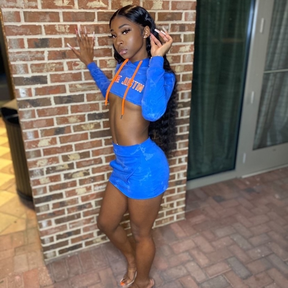 COPY - Xsmall Shane Justin Skirt & Crop Hoodie Set